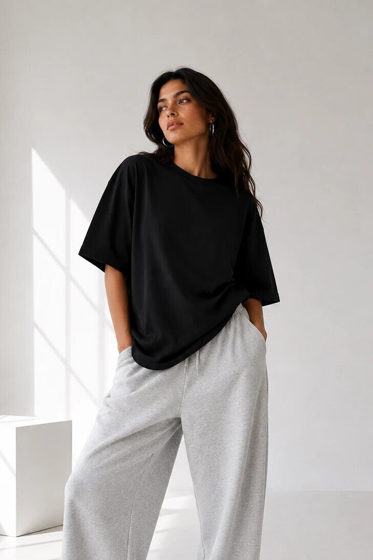 2353 Basic Tshirt Siyah