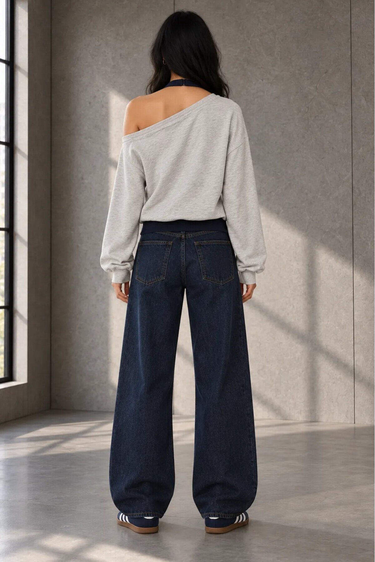 4829 Kaşkorse Çıkmalı Sweat Karmelanj