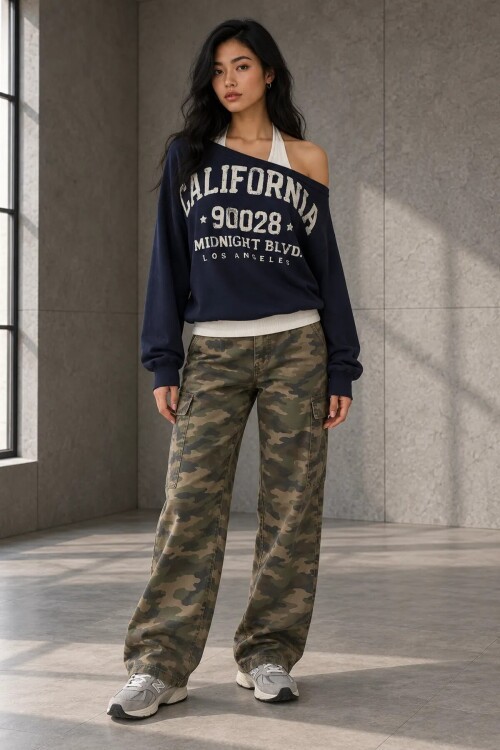 4829 Kaşkorse Çıkmalı Sweat Lacivert