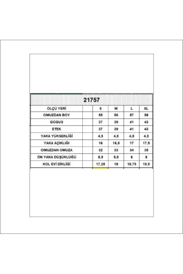21757 Balıkçı Yaka Kolsuz Bluz Kahve