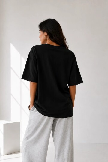 2353 Basic Tshirt Siyah